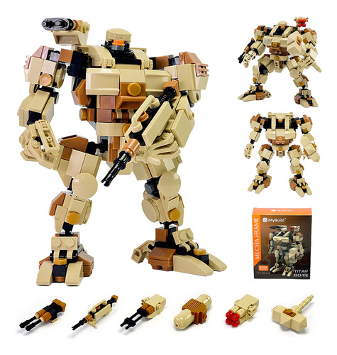 Mybuild Mecha Frame Toy Building Set Sci-fi Series Titan Rob