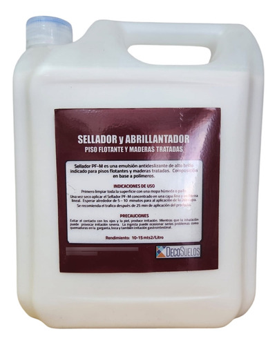 Cera Autobrillo Piso Flotantes Y Maderas Tratadas - 5 Lts