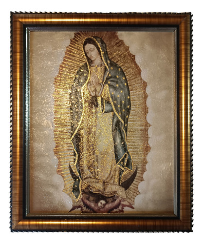 Cuadro De La Virgen De Guadalupe 25 X 30 Cms Mod Económico