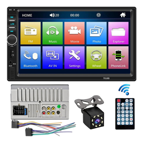 Reproductor Mp5 Pantalla 7 Pulgadas Usb Camara Bluetooth Aux