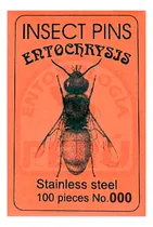 Comprar Agujas Alfileres Entomologicos Tamaño 000 Al 6 Entochrysis