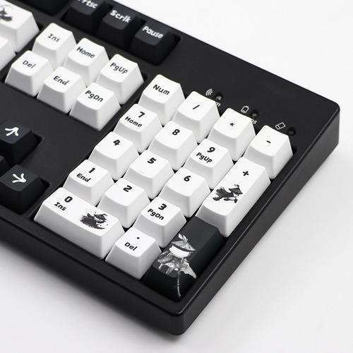 109 Chaves Personalizadas Kungfu Panda Key Cap Pbt Dye Subbe