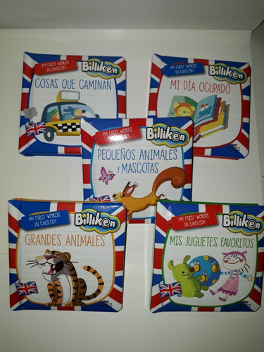 Colección Mini Libros Mis Primeras Palabras Inglés Billiken