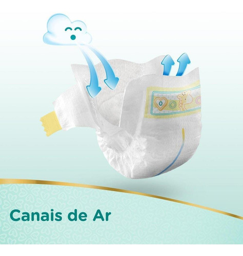 Fraldas Pampers Premium Care