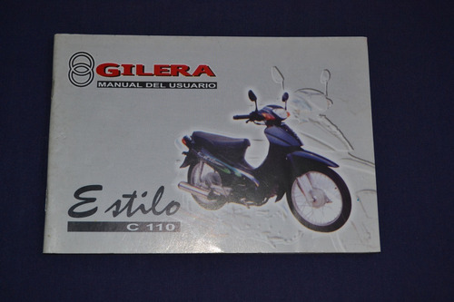 Gilera Estilo C 110 Manual De Propietario Original