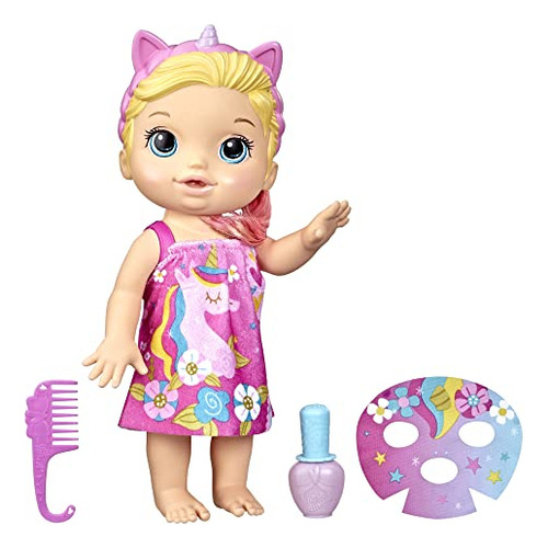 Bebé Vivo Glam Spa Muñeca Bebé, Unicornio, Maquillaje 7ybzb