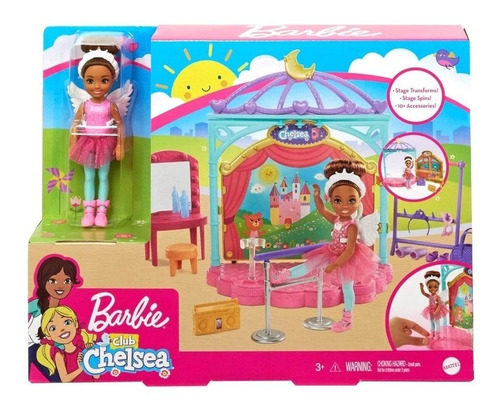 Barbie Muñeca Chelsea Clases De Ballet Set Con Accesorios