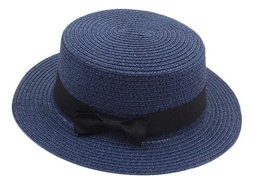 2 Piezas Mujeres Moda Iglesia Parte Plana Sombrero Fedora