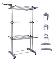Comprar Tendedero Para Ropa Plegable Ropa Tender 3 Niveles C\u002Fruedas