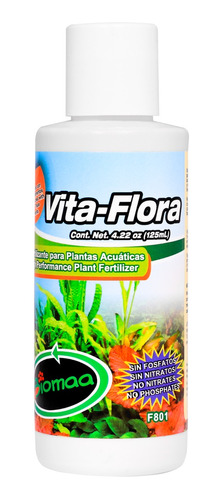 Abono Fertilizante Para Plantas Acuáticas Vita-flora 125ml 