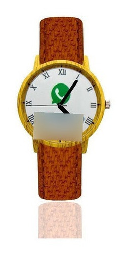 Reloj Logo Red Social Whatsapp + Estuche Dayoshop