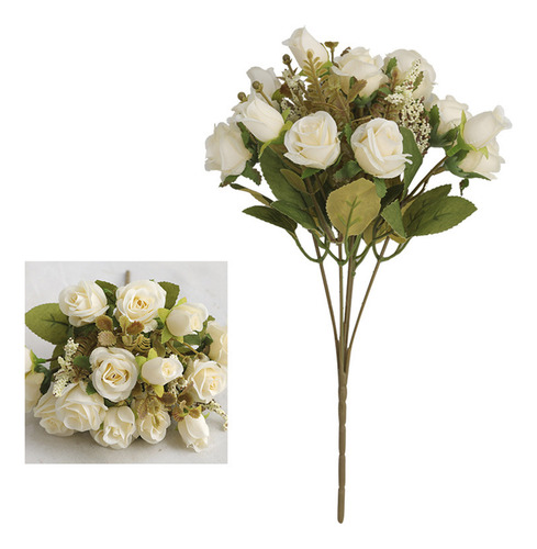Hermosas Flores Artificiales De Seda Artificial Para Bodas,