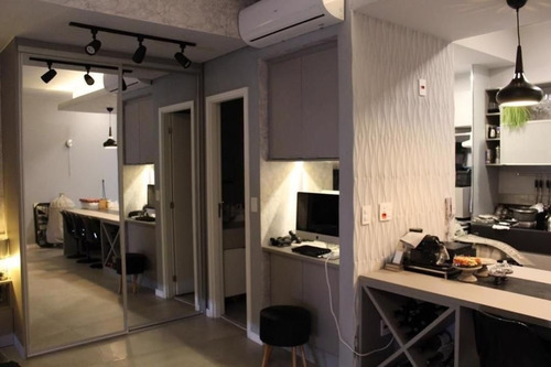 Imagem 8 de 27 de Studio Com 1 Dormitório, 56 M² - Venda Por R$ 839.900,00 Ou Aluguel Por R$ 5.000,00 - José Menino - Santos/sp - St0003