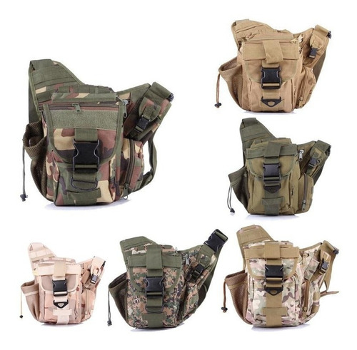 Mochila Tactica Militar Mariconera Hombro Pushpack Sobaquera