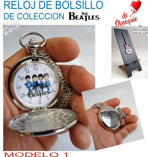 Colección The Beatles Reloj De Bolsillo