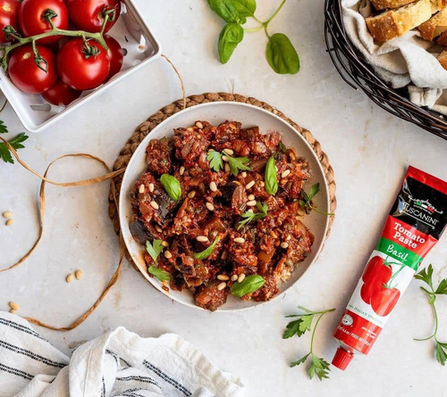 Tuscanini Pasta De Tomate Orgánica Premium En Un Tubo De 4.6