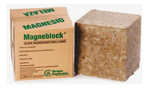 Suplemento Mineral Animal Para Lamer Magnesio/melaza X 23 Kg