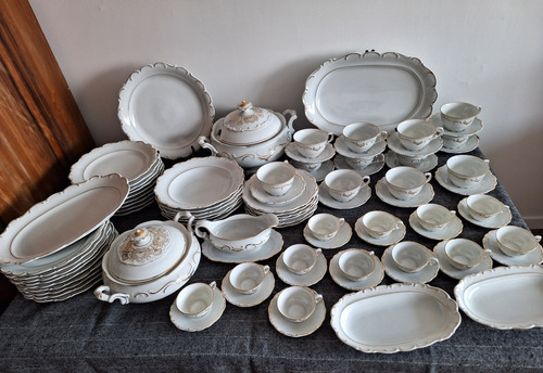 Vajilla, Platos, Fuentes, Soperas Dúos Té, Porcelana Schuman