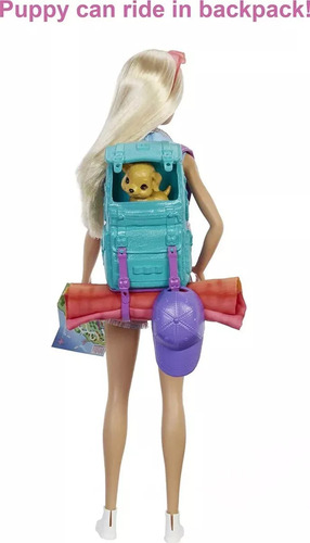 Imagen 3 de 5 de Barbie Muñeca De Camping Con Accesorios - Mattel