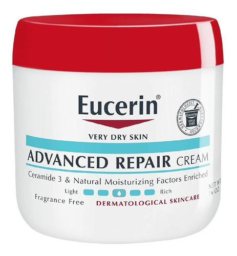 Crema Reparatoria Corporal Eucerin Piel Seca 16 Oz