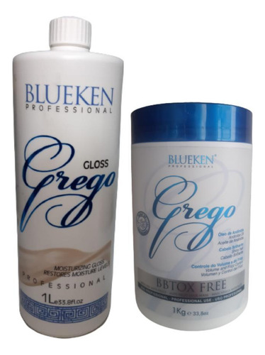 Progressiva Para Cabelo Grego 1l+botox Capilar 1kg Blueken