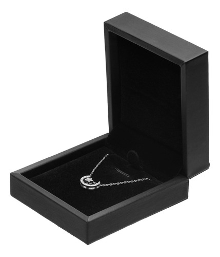 Caja Colgante De Collar De Cuero Pu Gifttop Para Boda, Vitri