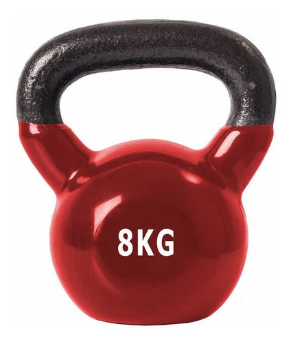 Pesa Rusa/ Kettlebell Fundición Recubierta En Vinilo 8 Kg