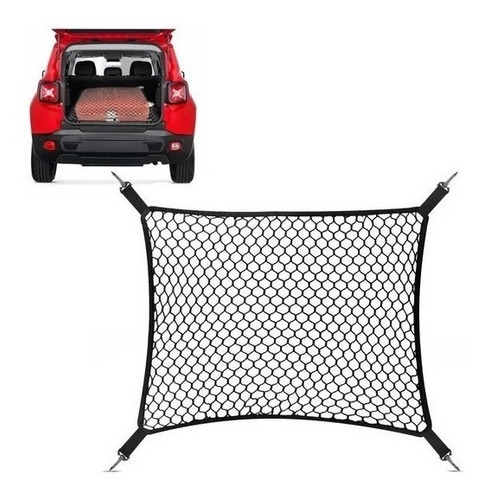 Imagem 6 de 7 de Rede Bolsa Para Porta Malas Pequeno De Carro Universal