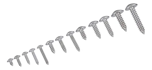 Tornillos Autorroscantes, 180 Piezas, M3, M4, M5, M6, De Ace | Meses