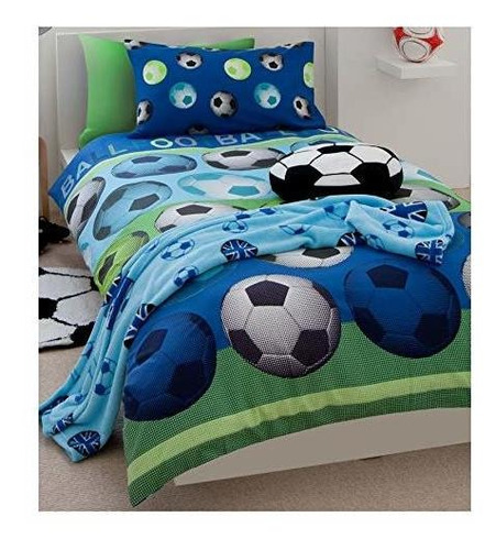 Software Azul Femenino Twin Bed Quilt Cover Duvet Set