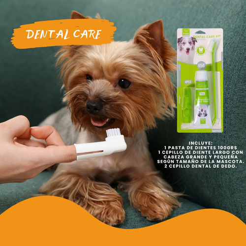 Cepillo Y Pasta De Dientes Perros Nunbell Dental Care Kit