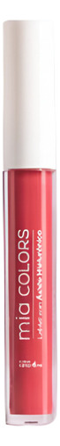Mia Colors Labial Líquido Mate Con Ácido Hialurónico Praga Color Romã