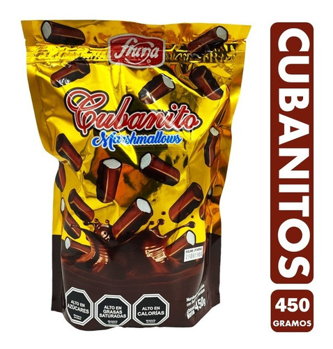 Marshmallows Cubanitos Formato Doypack - Bolsa De 450 Gramos