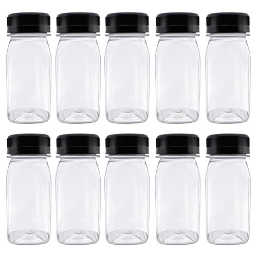 Myyzmy 10 Pcs 4 Botellas De Jugo Plástico De Onda, M71ke