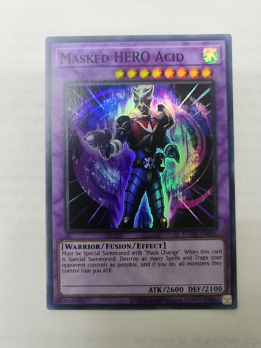 Masked Hero Acid Super Rare Yugioh 