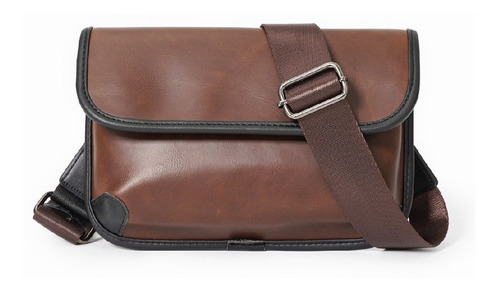 Bandolera De Cuero Para Hombre Bolso Crossbody Lujo Moderno