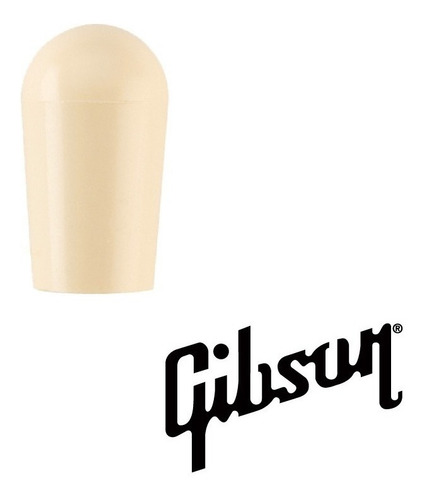 Imagen 2 de 4 de Tapa Interruptor Palanca Gibson Toggle Switch Cap Blanco