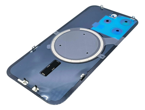 Tapa Vidrio Para iPhone 15 Pro Max Completa Logo Anclajes