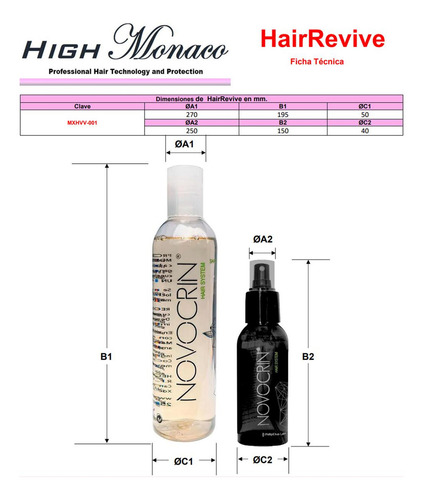 Kit Renovador Capilar, Mxhvv-002, 1xshampoo 250mil, 3xloción