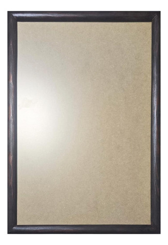 1 Marco De Madera Con Vidrio Anti 50x70cm, Todo Incluido Nogal Clásico