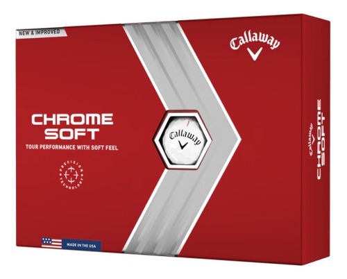 Kaddygolf Pelotas Golf Callaway Chrome Soft - Caja X12 - Bca