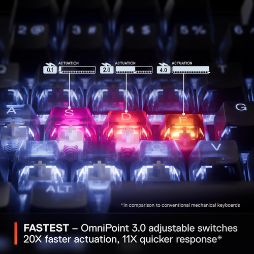 Steelseries Apex Pro Tkl Gen 3 Omnipoint 3.0 Hypermagneti...