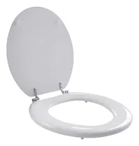 Comprar Asiento Tapa Inodoro Madera Termomoldeada Herrajes Metalicos