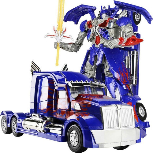 Figura De Optimus Prime 40 Cm Los Transformers Articulada
