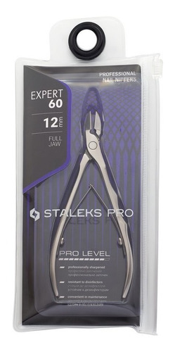 Alicate Expert Staleks Pro Uña Borde Libre - 60/12mm