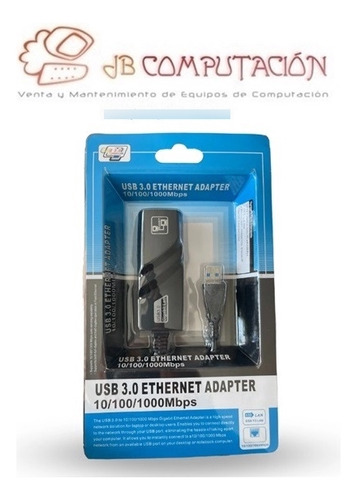 Adaptador Usb 3.0 A Puerto Rj45 Gigabit 1000 Mbps