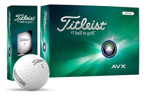 Pelotas De Golf Titleist Avx Juego De 12 Con Logotipo Pers