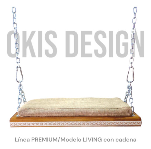 Hamaca Columpio Linea Premium Modelo Living Cadena Full