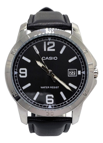Imagen 2 de 8 de Reloj Casio Original Cuero Mtp-v004l-1b
