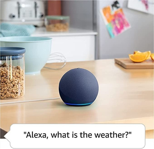 Imagen 3 de 4 de Amazon Echo Dot 5 Gen Asistente Virtual Alexa Deep Sea Blue